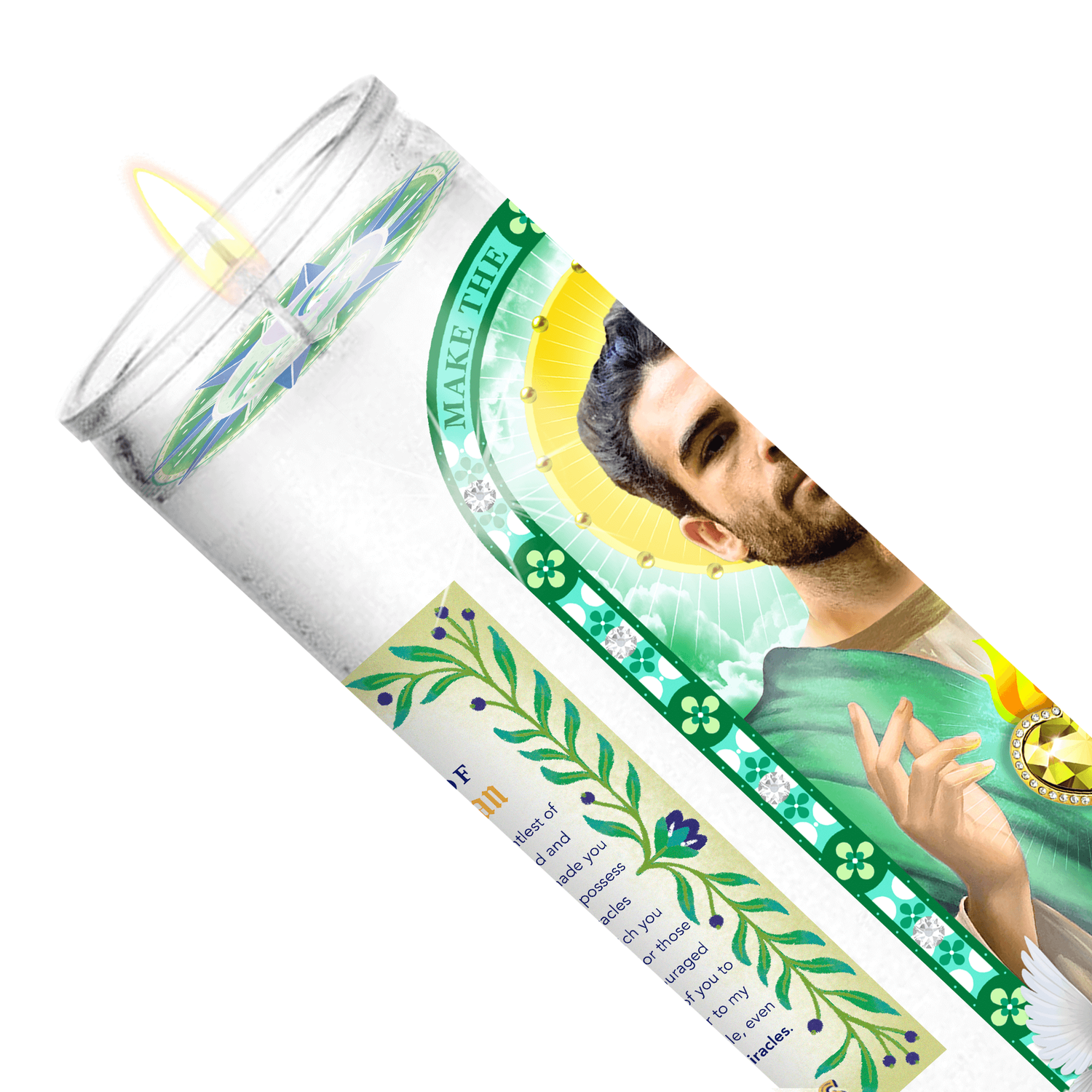 Saint Hasan Piker Celebrity Prayer Candle — litfriends